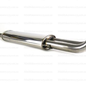 Mini Dtm Twin Stainless Steel Centre Exit Muffler